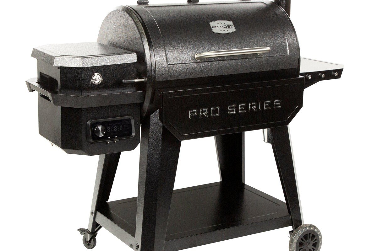 Pit Boss Pro Series II 850 pellet smoker front 3/4 view
